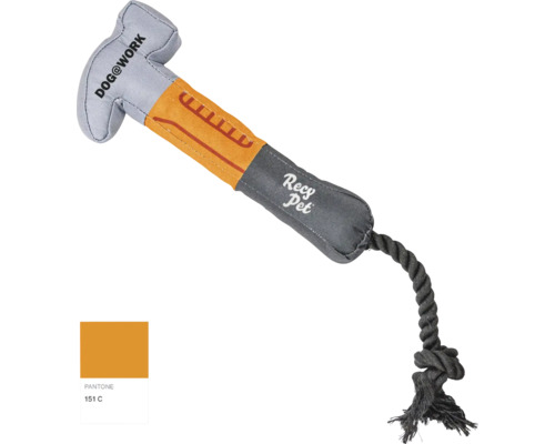 Recy Pet Rey Pet Dog@Work Hammer dog toy made from recycled Oxford/polyester