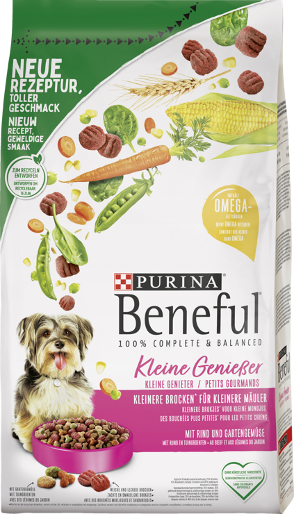 Beneful Small connoisseurs with beef and garden vegetables