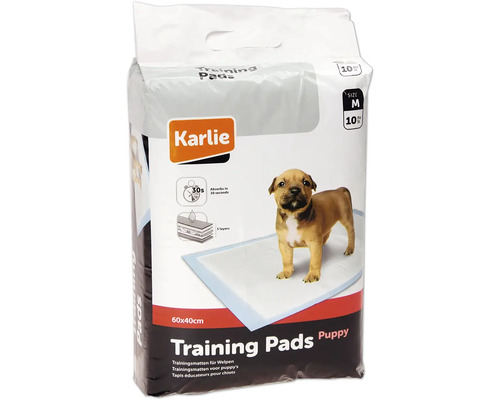 Dog pad Karlie Puppy training mat puppy pee pad approx. 60 x 45 cm 10 pieces