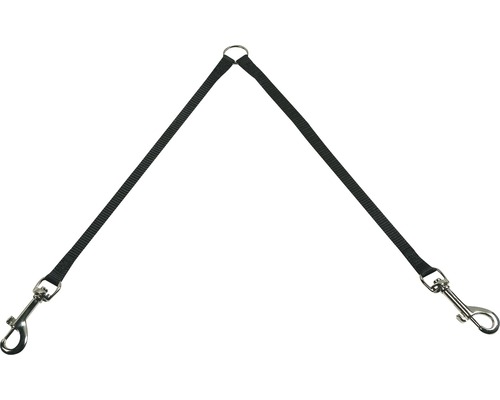 Dog leash Karlie nylon belt 12 mm 35 cm black