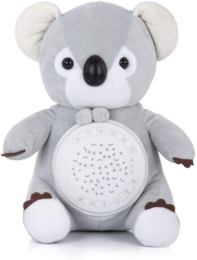 Chipolino Musik Plüschtier Koala, 12 Verschiedene Melodien, Projektor, Time