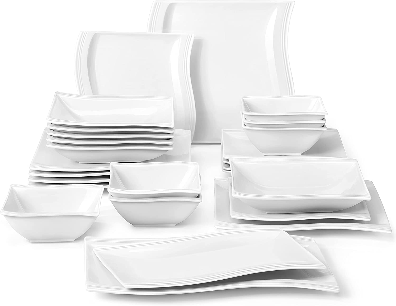 Malacasa, Flora series, dinner service for 6/12 people