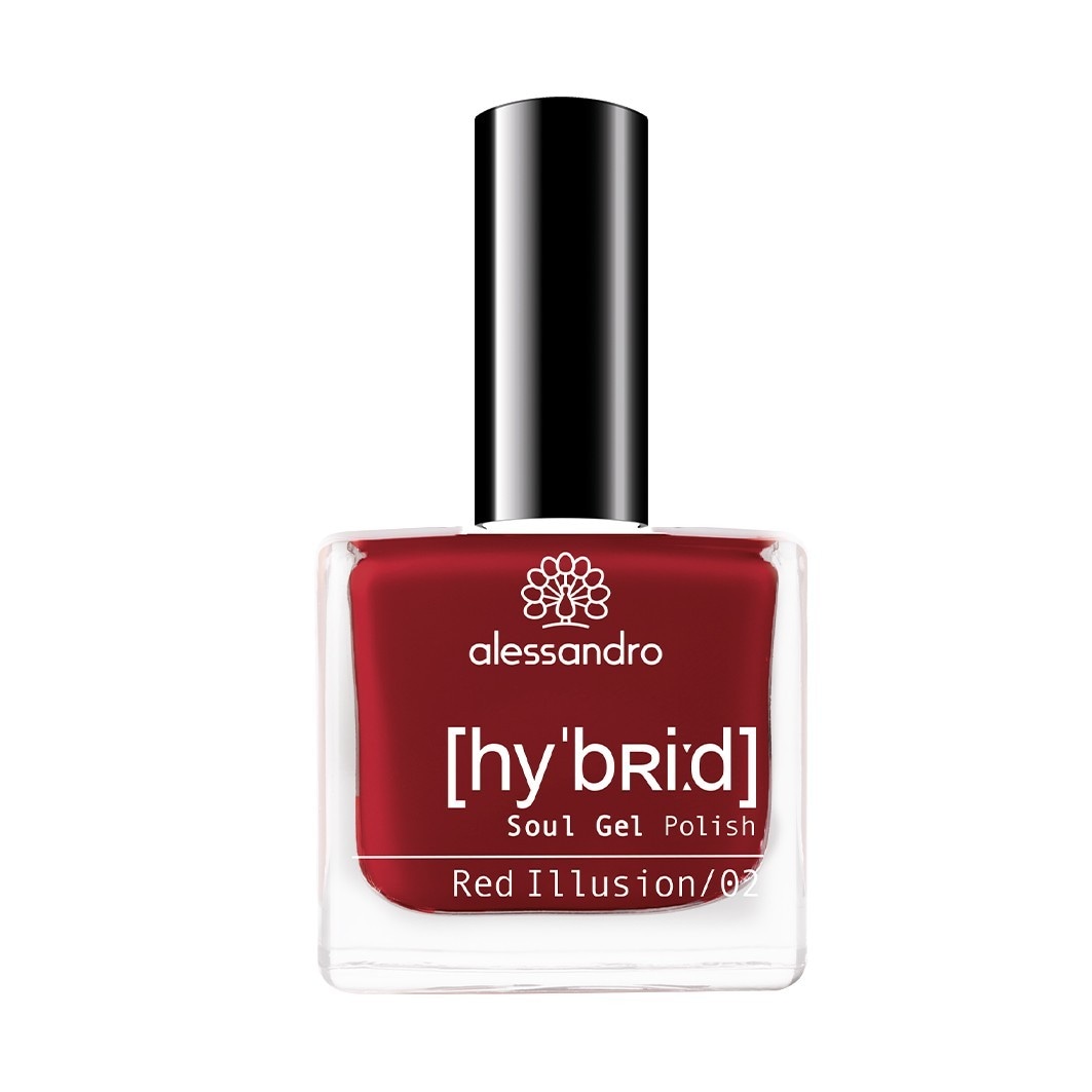 alessandro Hybrid Soul Gel Polish, Red Illusion