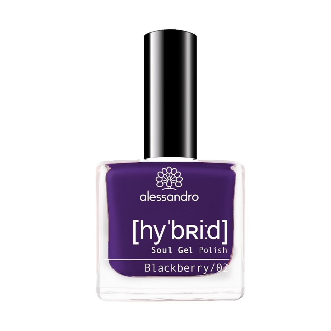 alessandro Hybrid Soul Gel Polish, Blackberry