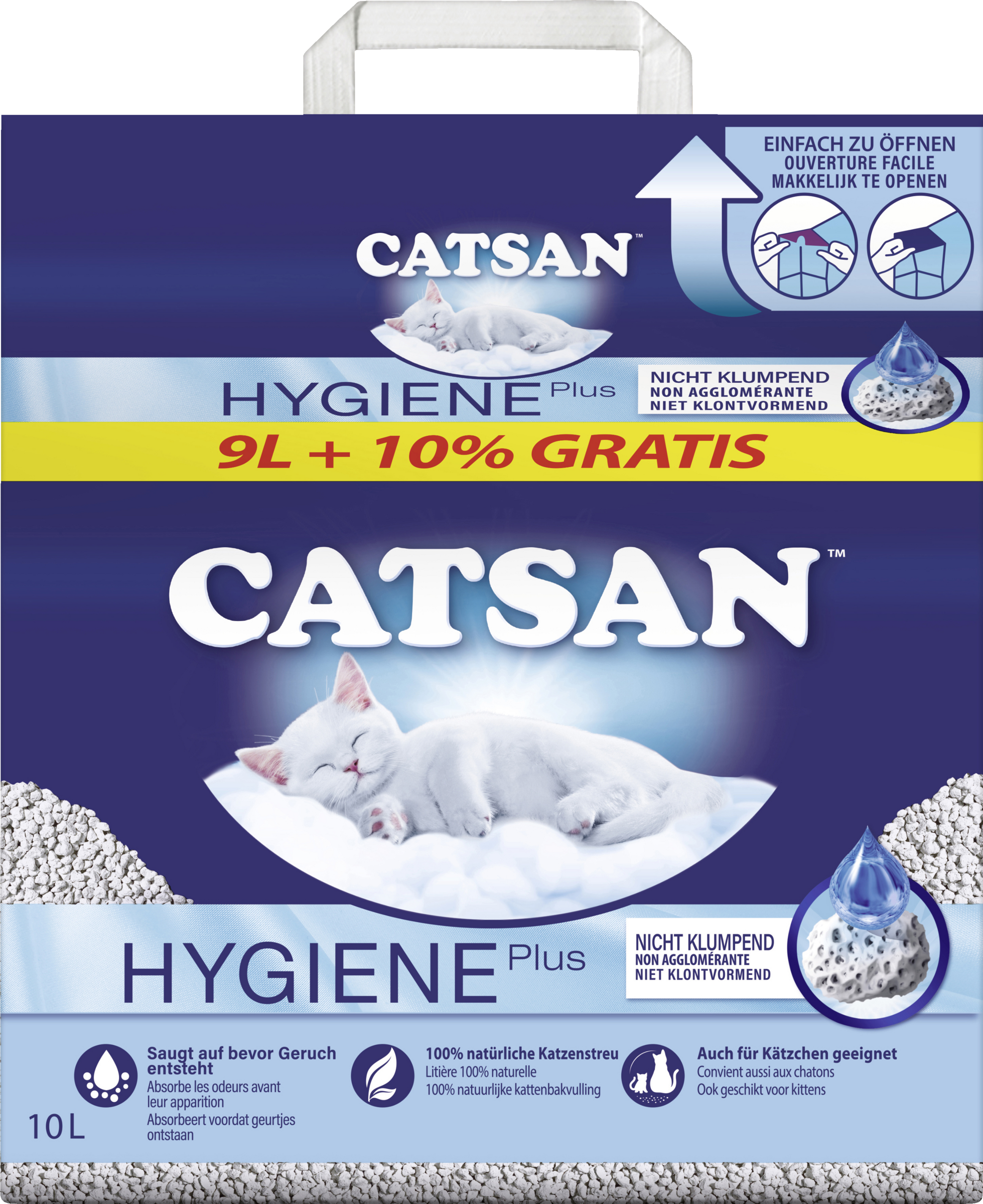 CATSAN Hygiene Plus cat litter 10 l