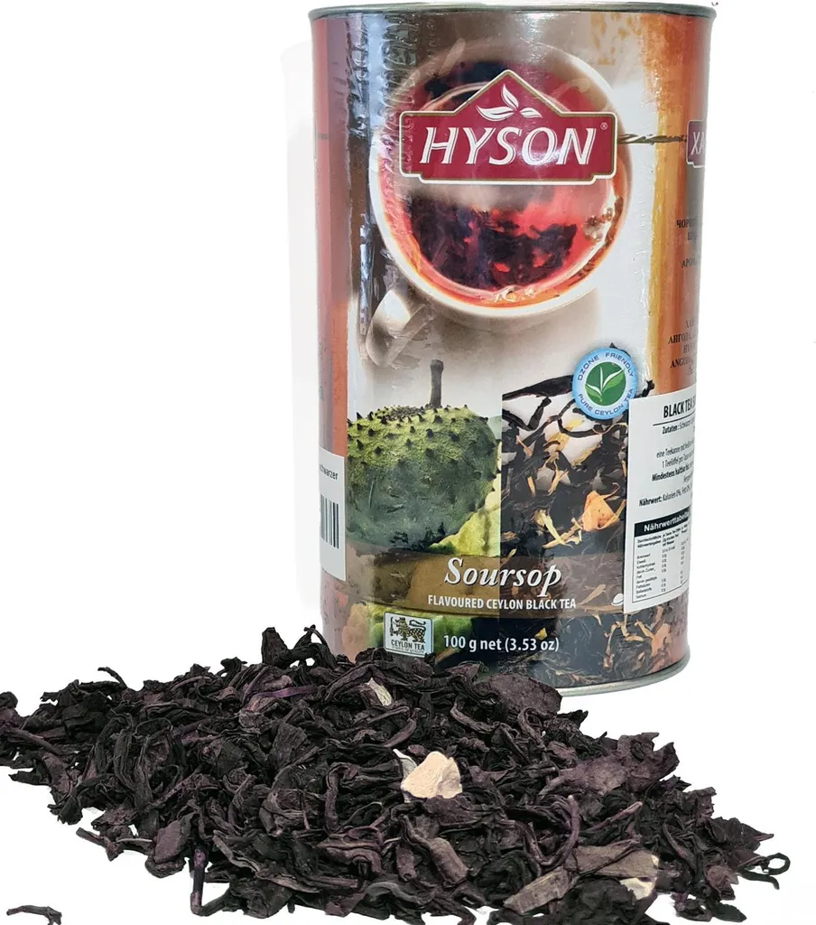 Hyson Black Tea Soursop – Ceylon Tea with Anoda Pieces | 100g