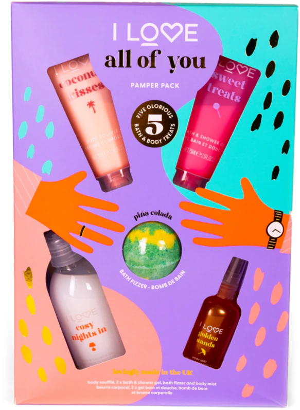 I love... I love... All of You gift set for the body