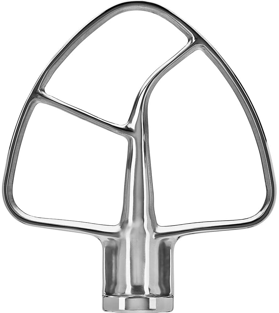Kitchenaid KSM5THFBSS Stainless Steel Flat Stirrer for 5KSM175-185, Silver