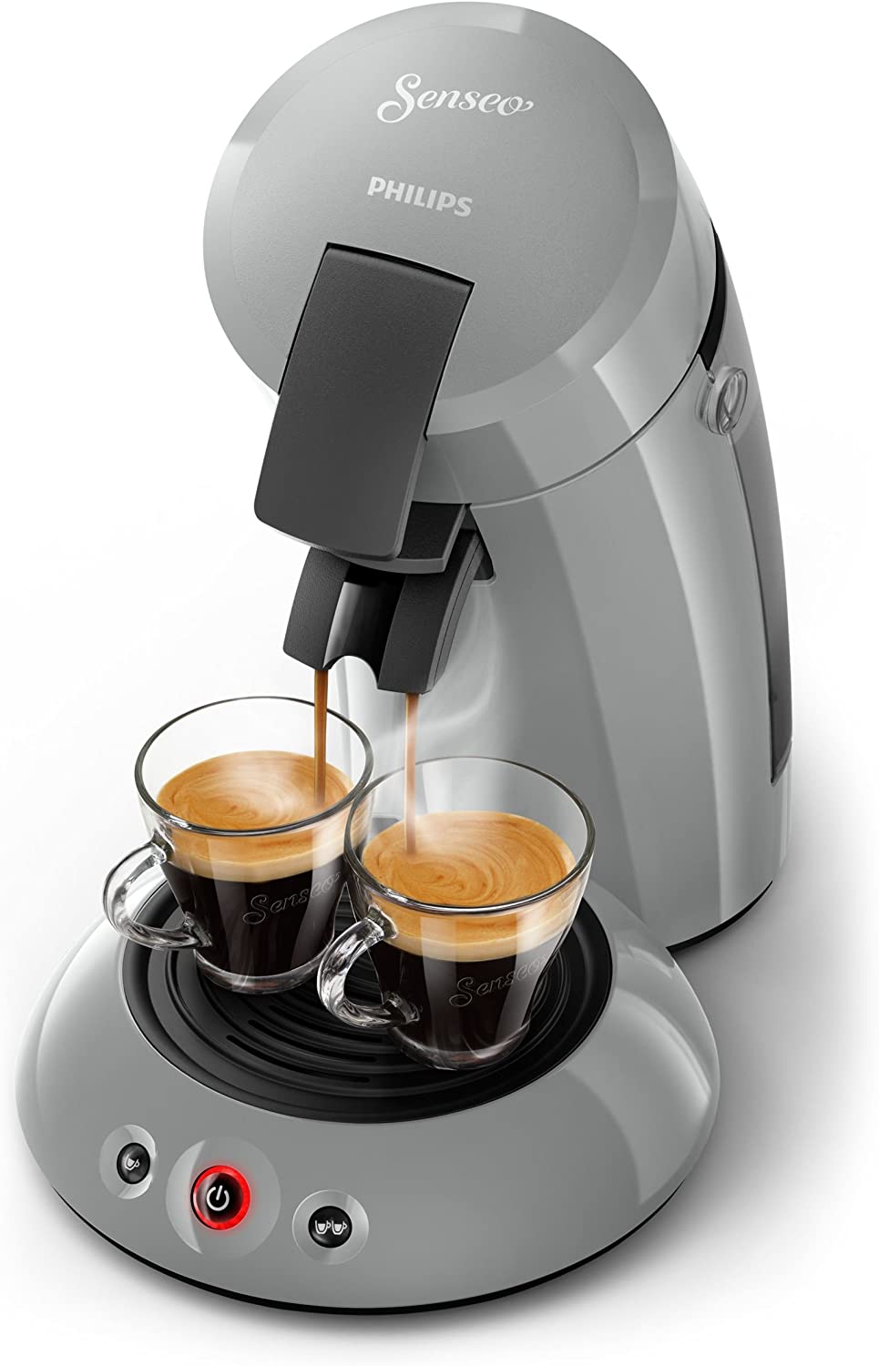 Senseo Original HD6553/70 Independent Coffee Machine for Coffee Pods, 0.7 L, 1450 W, Grey