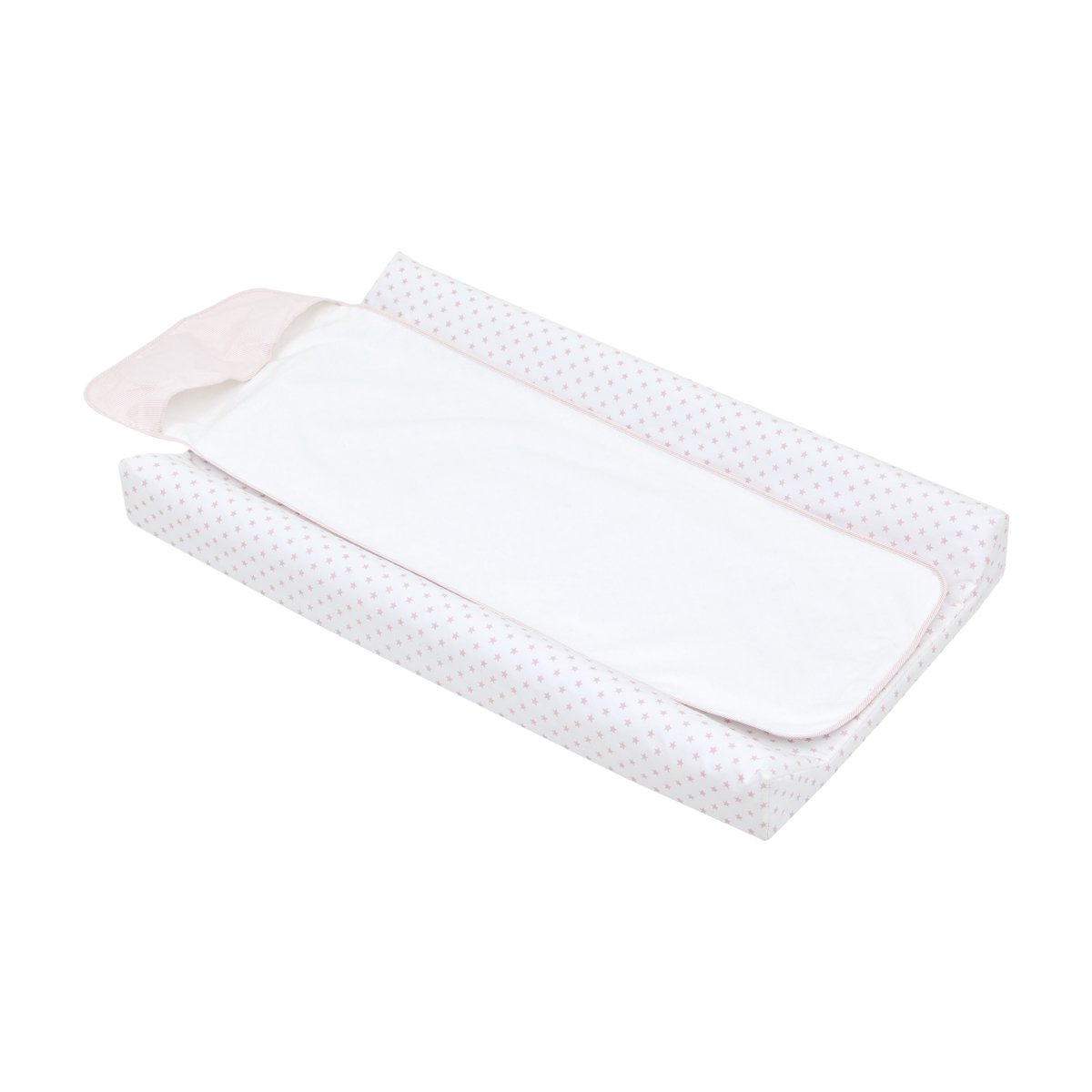 Cambrass 35046 Foam Complete Collection Star Baby Changing Pad, 47 x 80 cm Pink