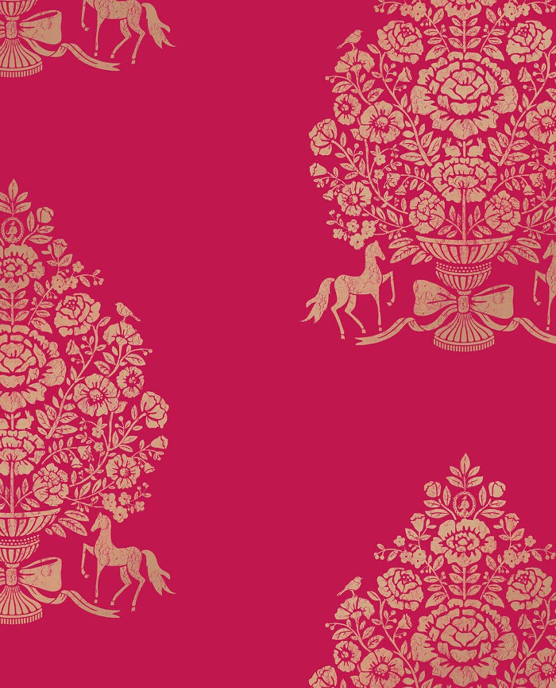 Eijffinger Non-Woven Wallpaper Eijf Finger Pip Wallpaper 341051 Floral Ornaments Horse