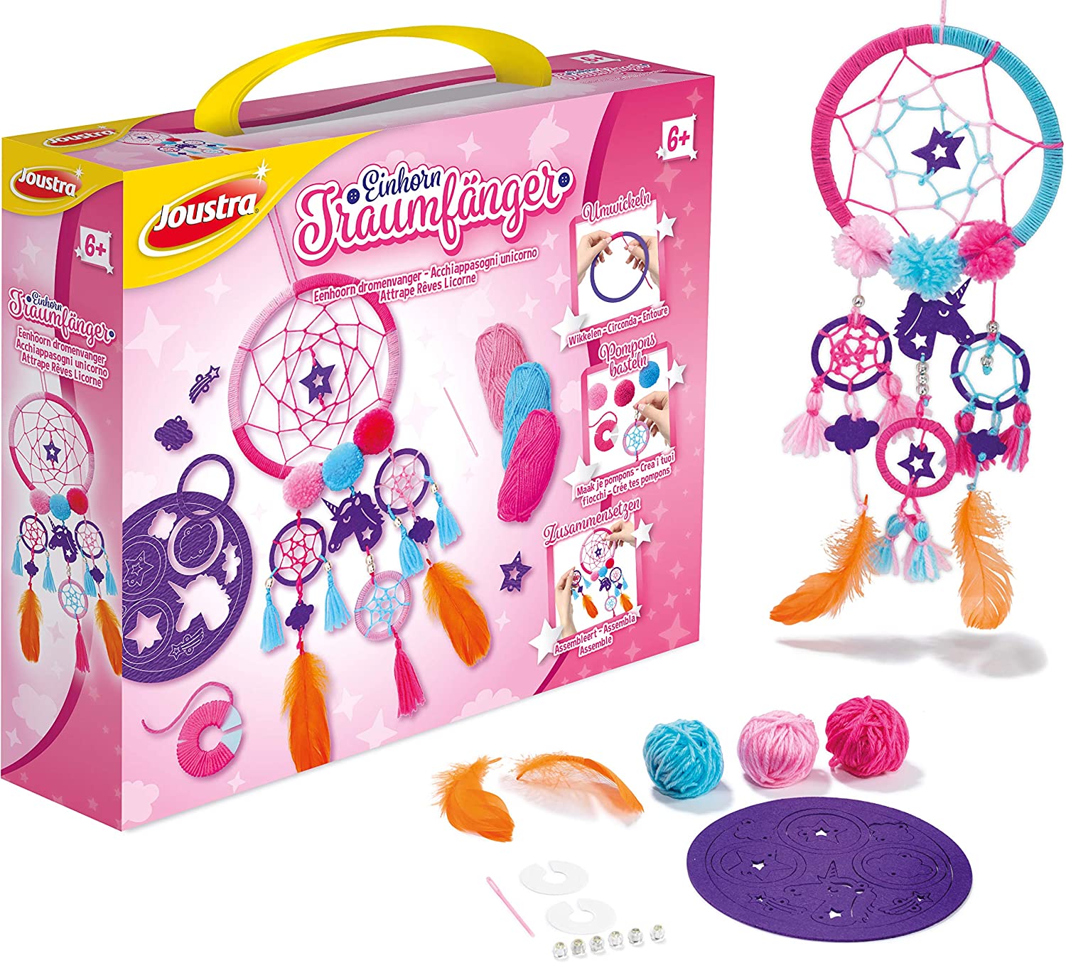 Joustra J46401 Creative And Craft Set Unicorn Dream Catcher Colourful