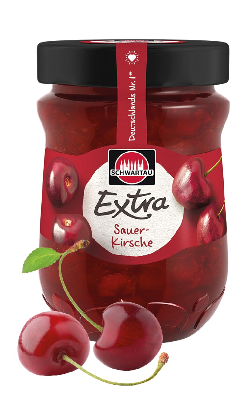 Schwartau Extra Sour Cherry Jam, 340 g