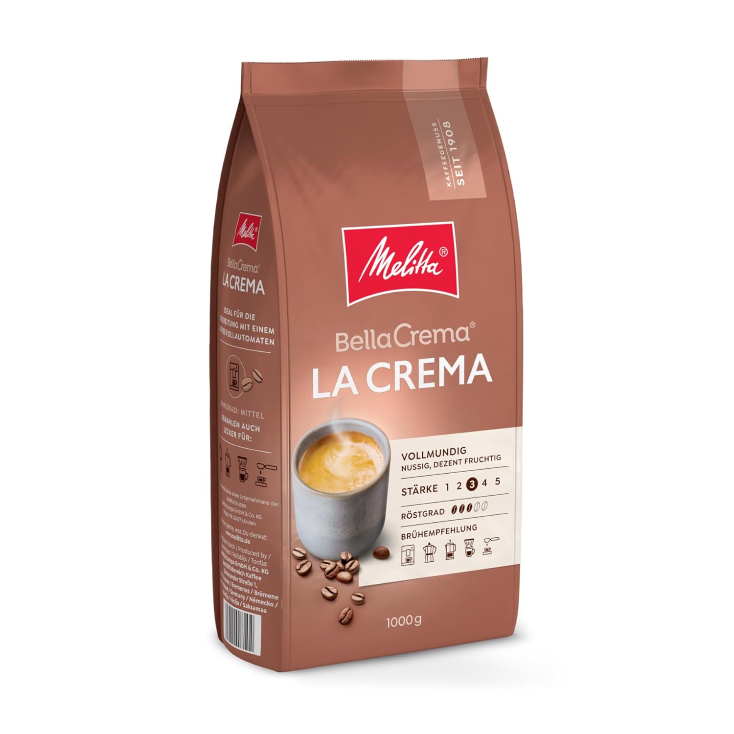 Melitta Coffee Bean Bella® Cafe Crema Lacrema