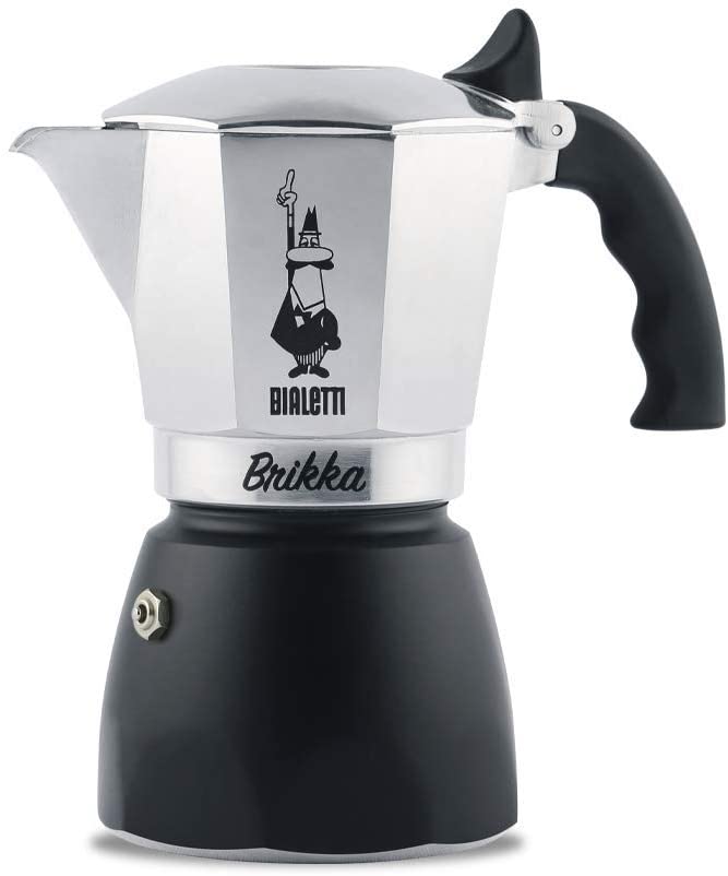 Bialetti Brikka Aluminium Coffee Maker.
