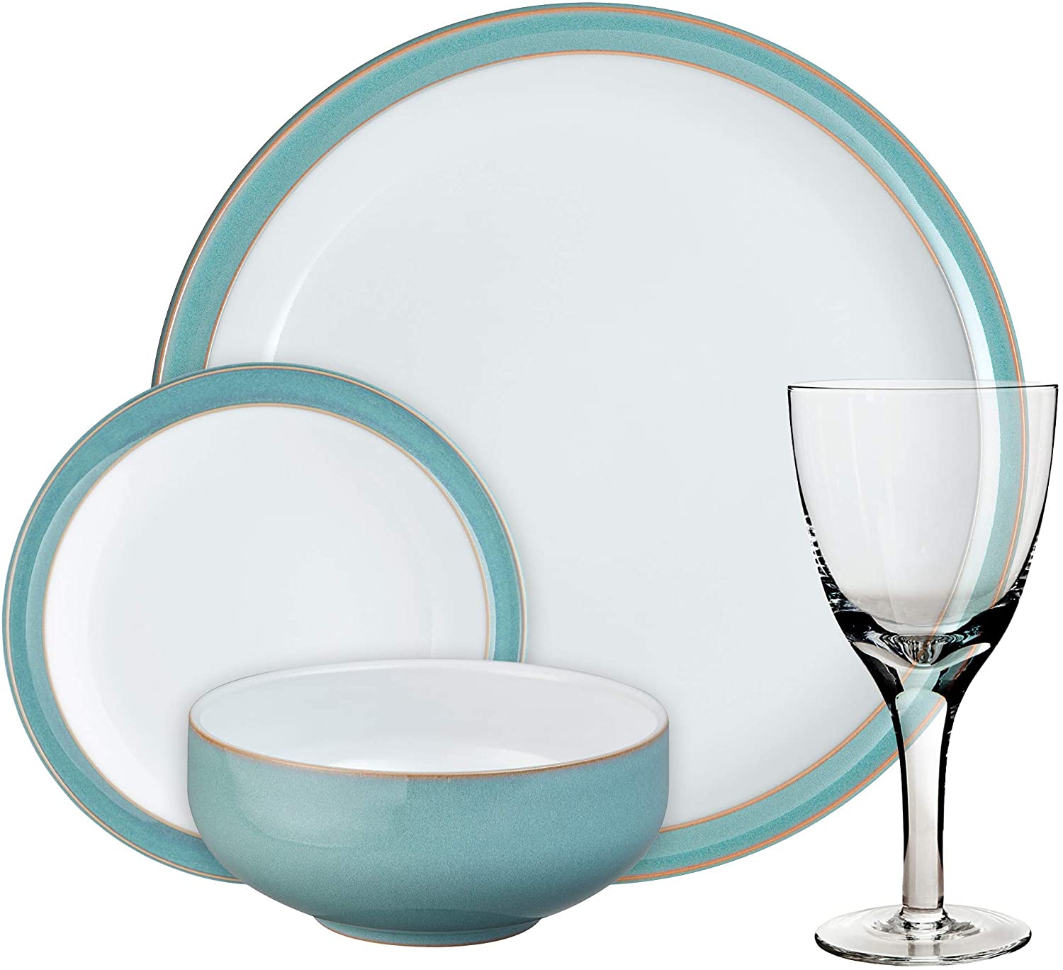 Denby Azure 16 Piece Entertainment Set
