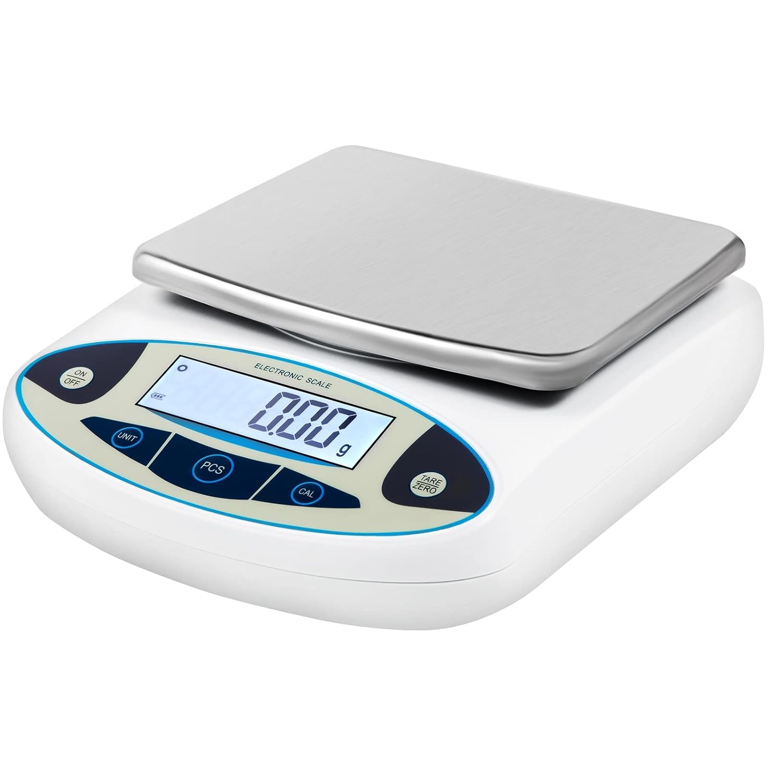 VEVOR Store VEVOR Precision Scales 5000 g 0.01 g High Precision Digital Electronic Scales Laboratory Analysis Scales Laboratory Scales School Scales Jewelery Scales Precision Scales Digital Milligram Scales Calibration Weight