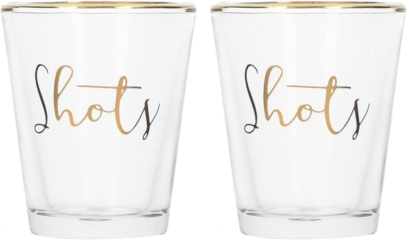 CREATIVE TOPS Ava & I Shot Glasses Set of 2