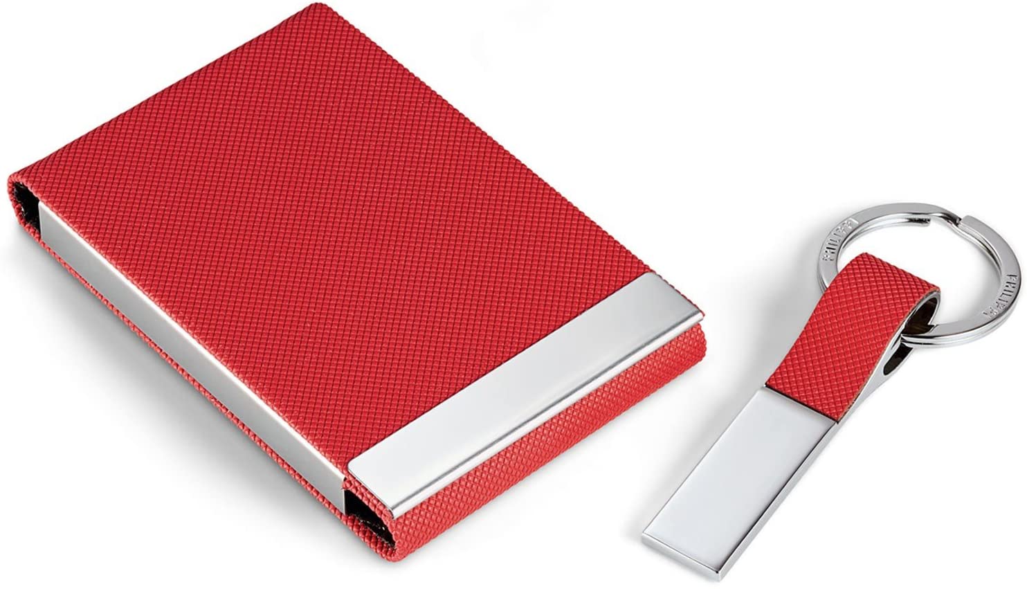 Philippi Todd Gift Set – 2 Red Polyurethane Polished Stainless Steel/Brushed