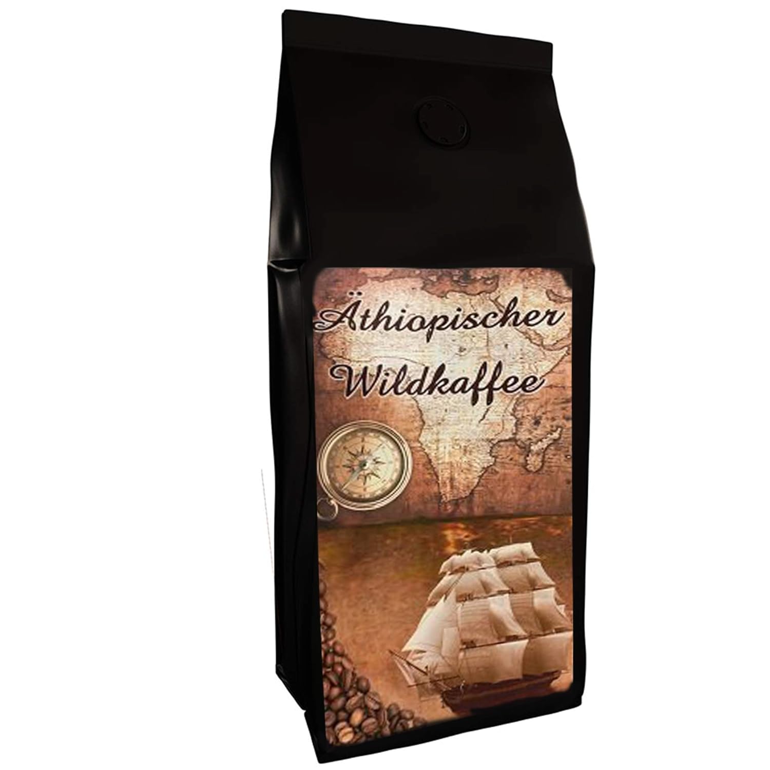 The Coffe and Tea Company Wild Coffee Beans from Ethiopia 500 g Coffee Whole Bean