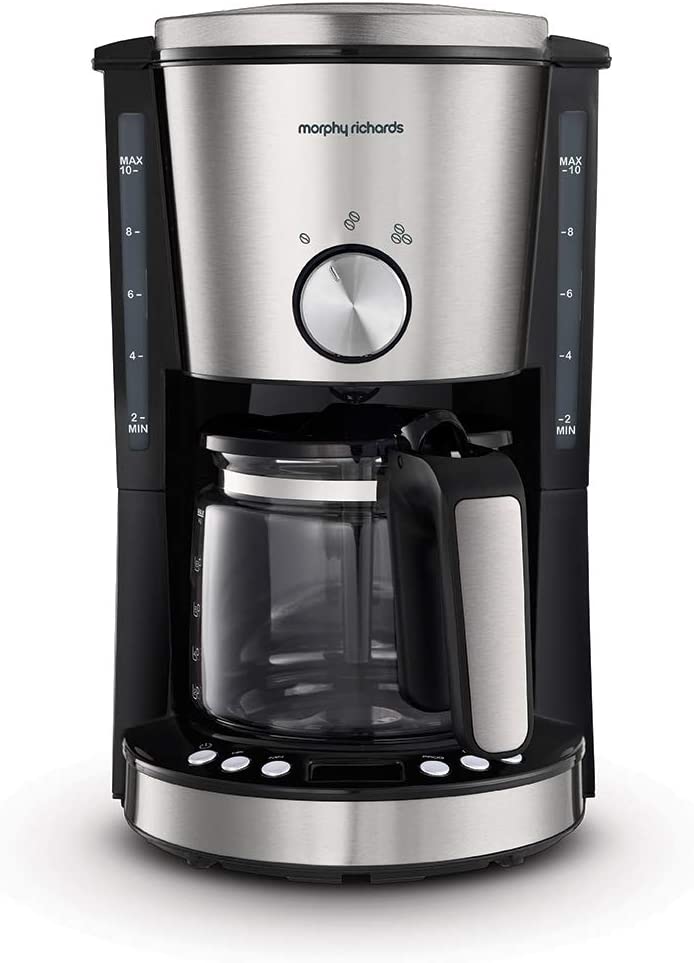 Morphy Richards Evoke Filter Coffee Maker, Brushed