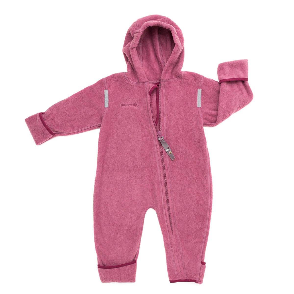 Hoppediz Fleece Onesie, Berry