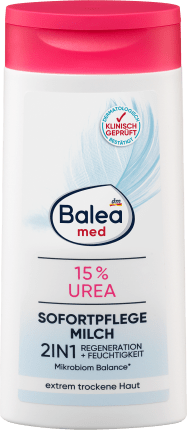 Balea MED Bodylotion 2in1 immediate nursing milk 15% urea, 250 ml