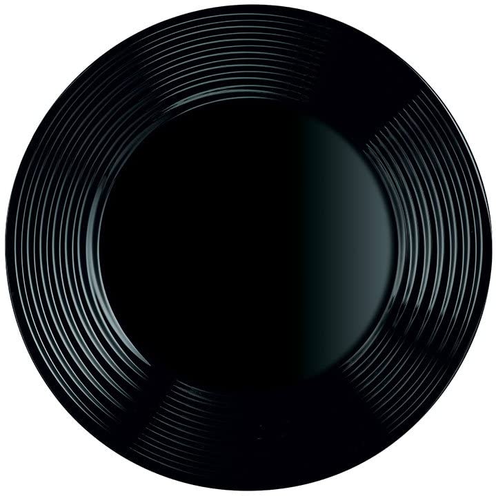 Arcoroc ARC L7613 Harena Flat Plate 19 cm Opal Glass Black