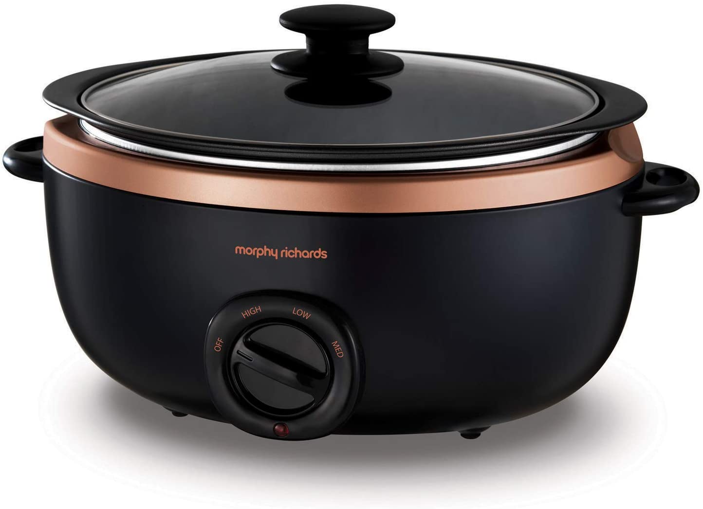 Morphy Richards 461016EE Sear & Stew Slowcooker 6.5L Rose Gold Aluminium