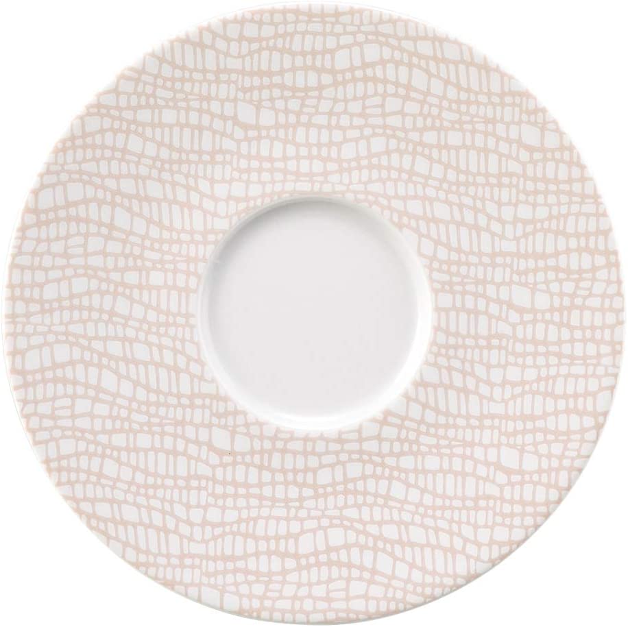 Seltmann Weiden 001.743813 Fashion Posh Rose COMBI Saucer 16.5 cm White/Pink