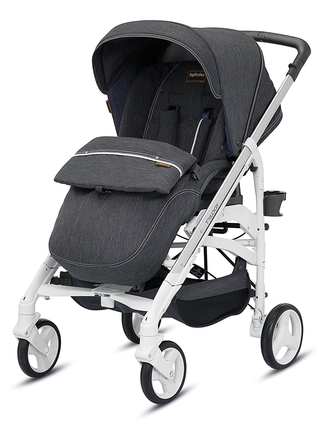 Unbekannt Inglesina Trilogy Stroller with Full-Length Zip denim
