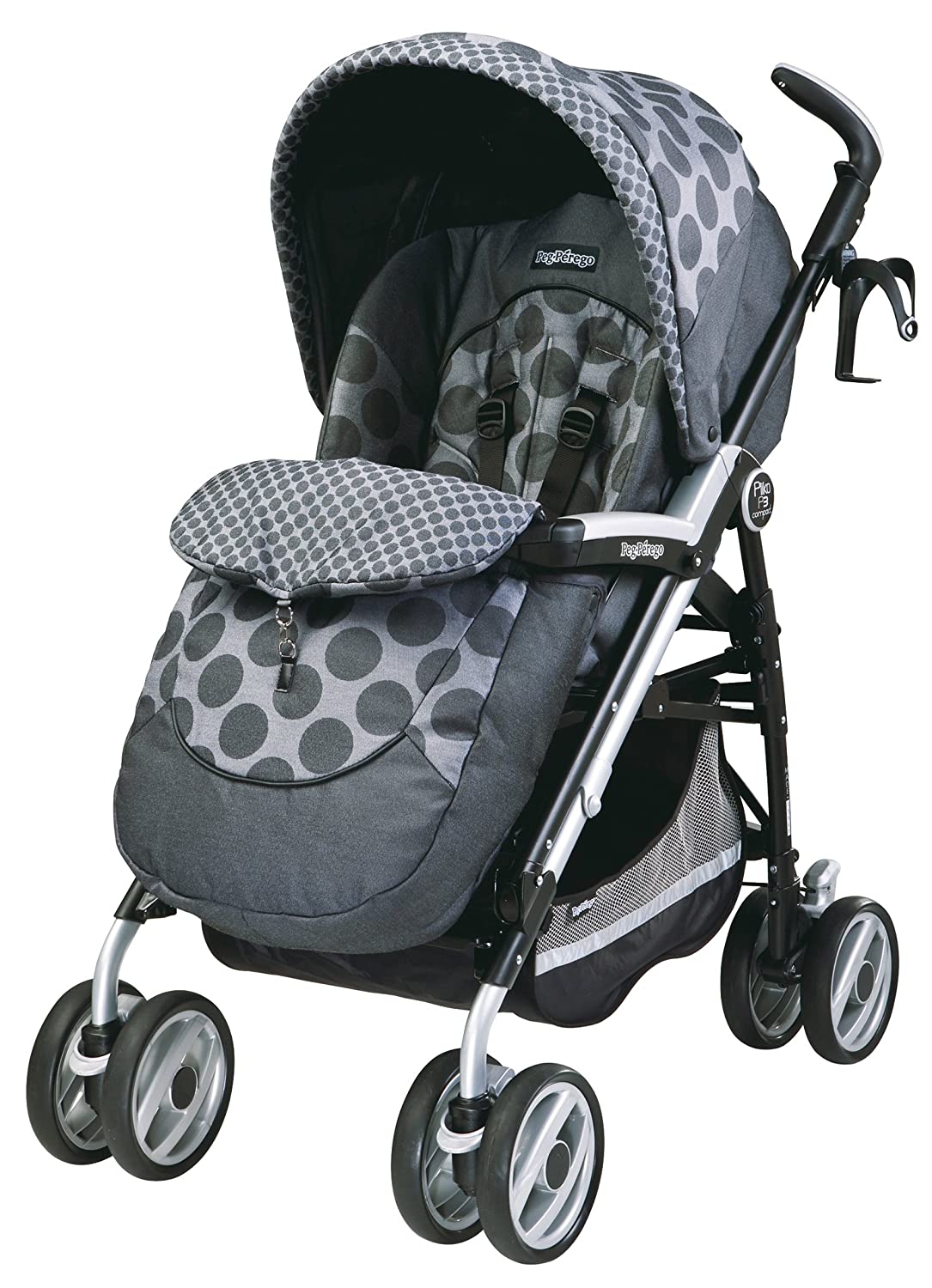 Peg Perego S1P3 °C2PG53 Pliko P3 Compact Classico – Pois Grey