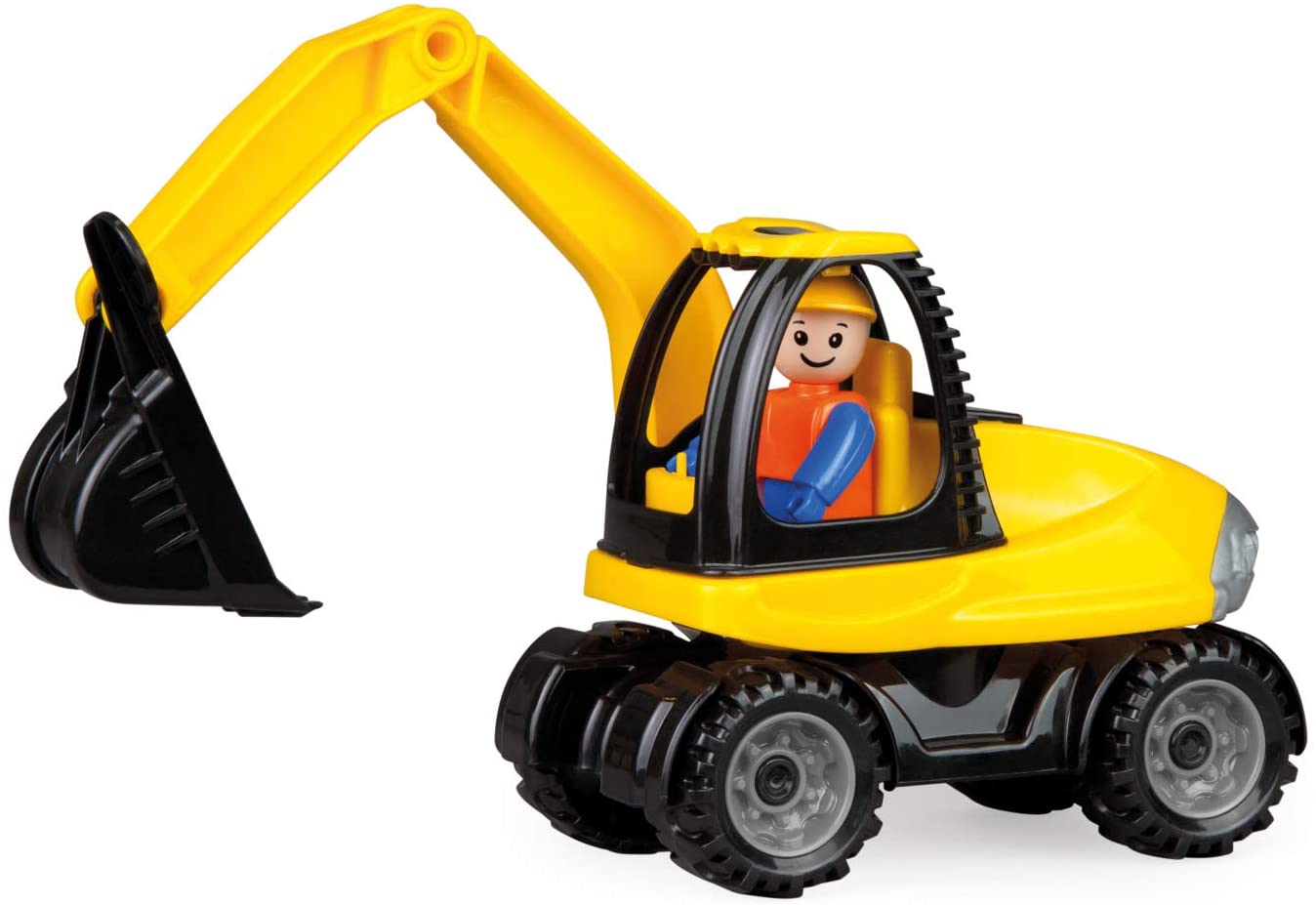 Lena Truckies vehicles, size approx. 20 cm – 30 cm, with toy figure., Excav