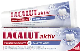 Lacalut Toothpaste active gum protection & gentle white, 75 ml