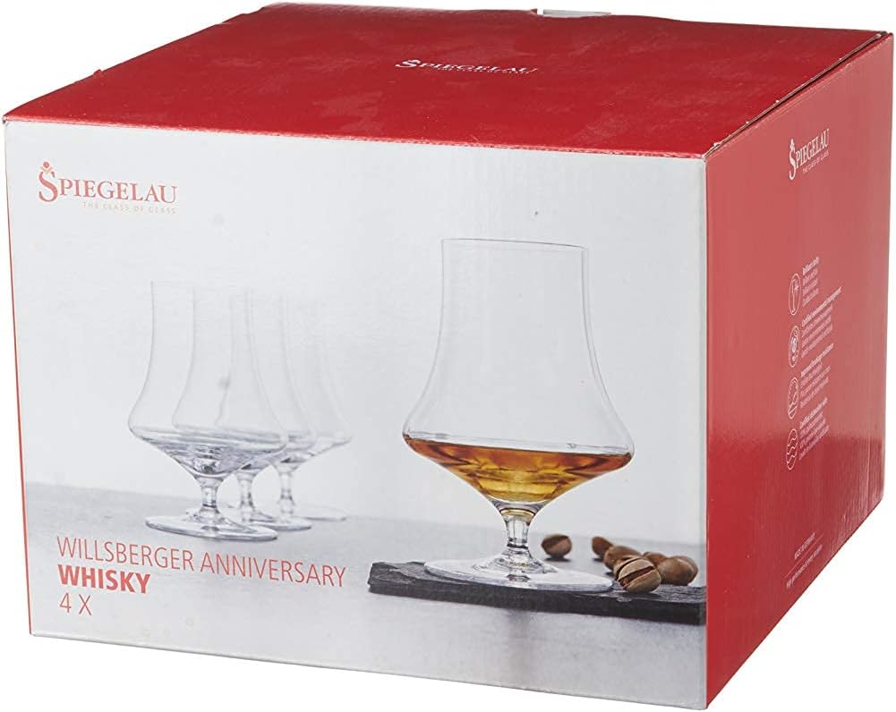Spiegelau & Nachtmann Spiegelau Willsberger Cognac Glass (Set of 4), 6.7 oz, Clear