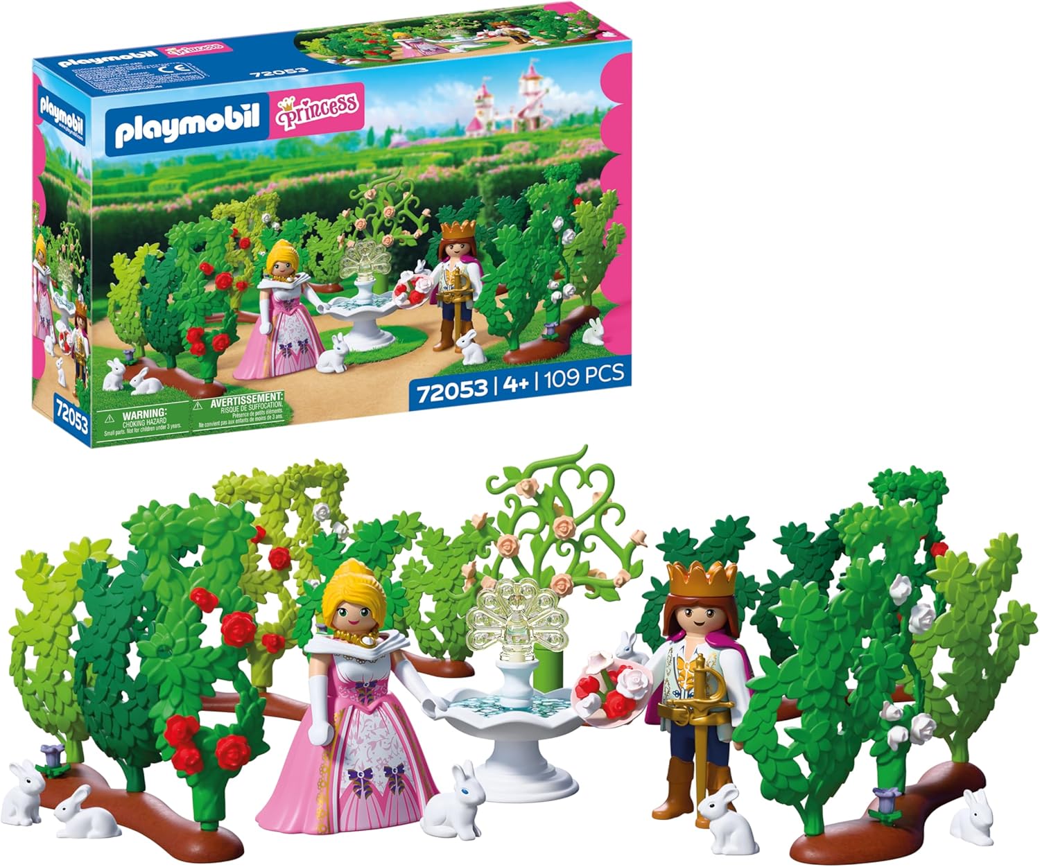 PLAYMOBIL Princess Royal Maze Prince and Princess with Variable Labyrinth Promotes Creativity Princess Toy from 4 Years 72053