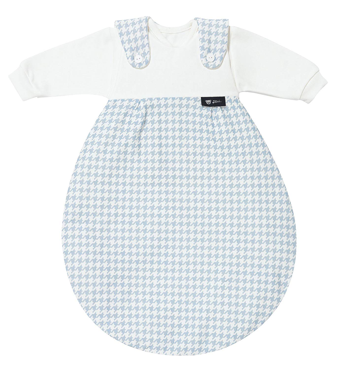 ALVI 423855671 Baby Mäxchen, 3-Part – Check Blue