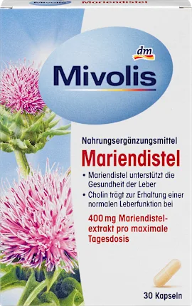 Milk thistle capsules 30 pcs, 16 g