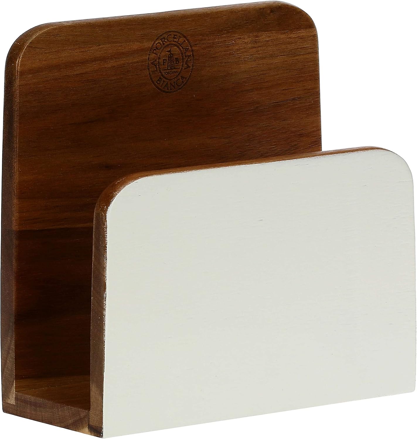 La Porcellana Bianca - Napkin Holder 6" x 2.56" x 6" Libeccio