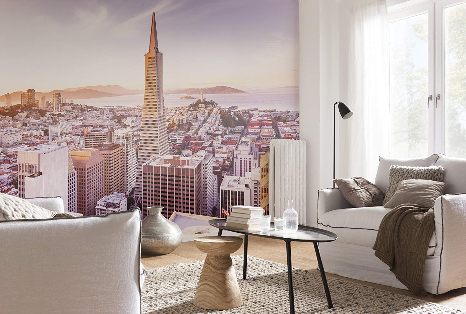 Komar 8 535 Paper Photo Wallpaper San Francisco Morning – 368 X 254 Cm (W 