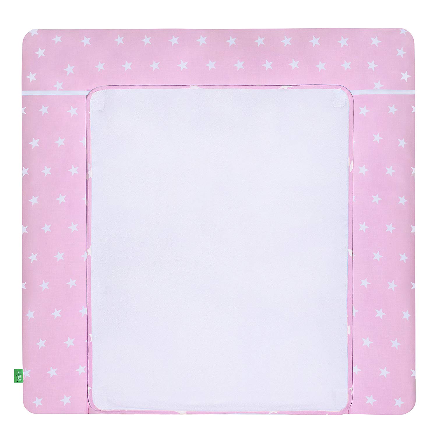 Lulando Changing Mat with 2 Removable Waterproof Covers - Outer Material 100% Cotton - Suitable for the IKEA Malm or Hemnes Units 75x85 cm