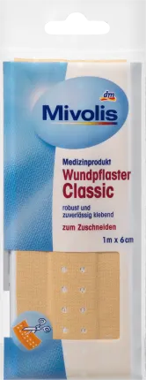 Mivolis Wound plaster Classic 1 m x 6 cm, 1 pc