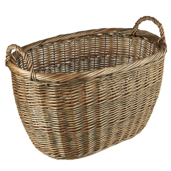 Ib Laursen basket large oval with handle (60x40cm)