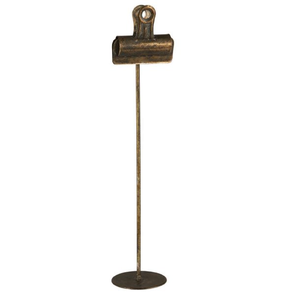 Ib Laursen menu holder with clip Brooklyn