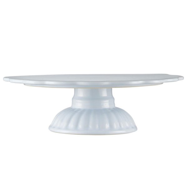 Ib Laursen cake plate Mynte Stillwater Blue