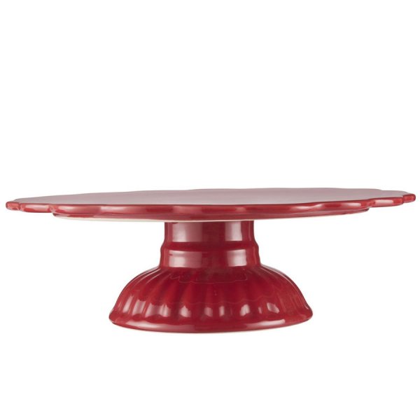 Ib Laursen Cake Plate Mynte Strawberry Red