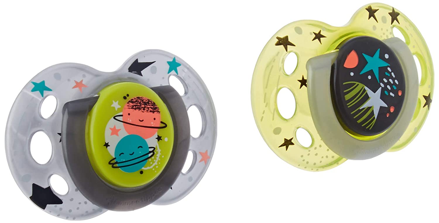 Tommee Tippee Closer to Nature Soothers (18-36 Months, Assorted (Pack of 2)