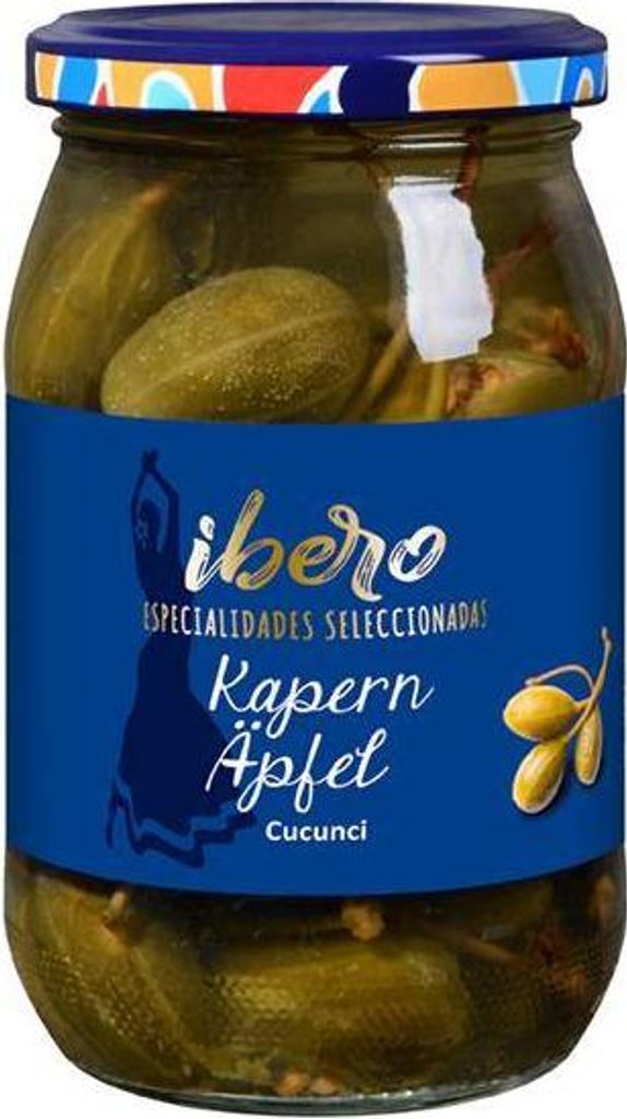 Rila Ibero Capers Apples Cucunci 180g Jar Vegan Gluten-free Strongly spicy