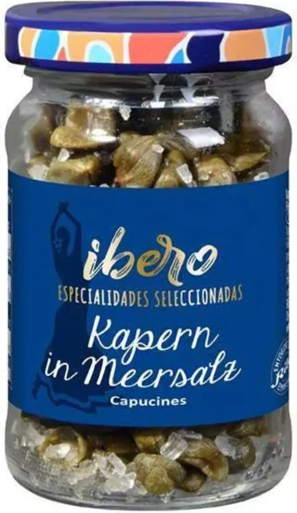 Rila Ibero capers in sea salt, 75g
