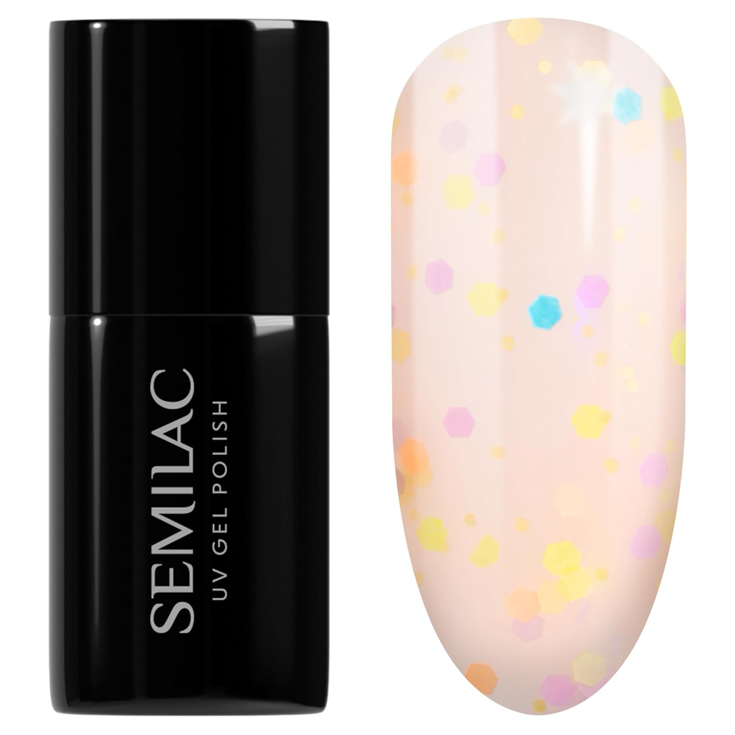 Semilac UV Nail Polish 930 Sunny Dots 7 ml